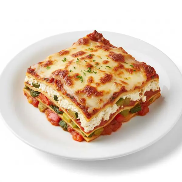 Three Cheese Vegetable Lasagna